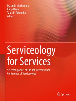 cover image of Serviceology for Services